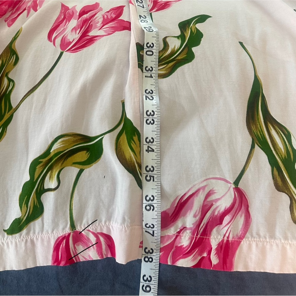 MONDI True Vintage Collectible Pink Tropical Print Shirtdress. Rare. Cotton (M) - Picture 10 of 13